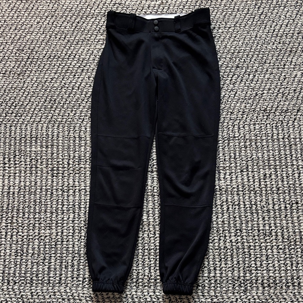 Black Easton baseball pants